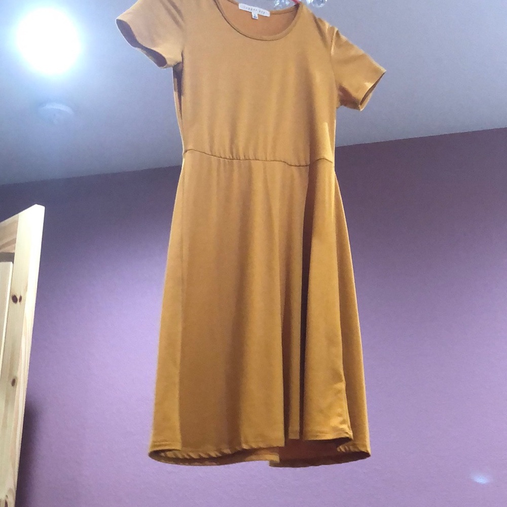 Yellow summer dress